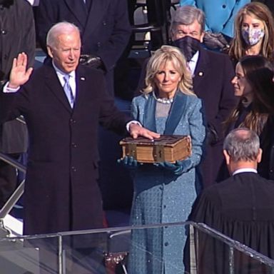 VIDEO: Biden officially sworn in as president, Harris as 1st woman VP