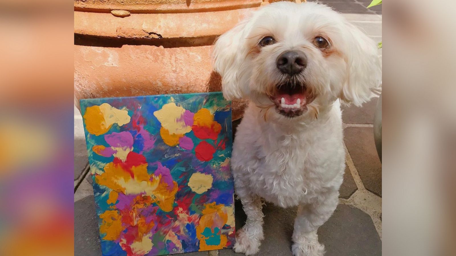 VIDEO: How to turn your pup into an artist…with peanut butter