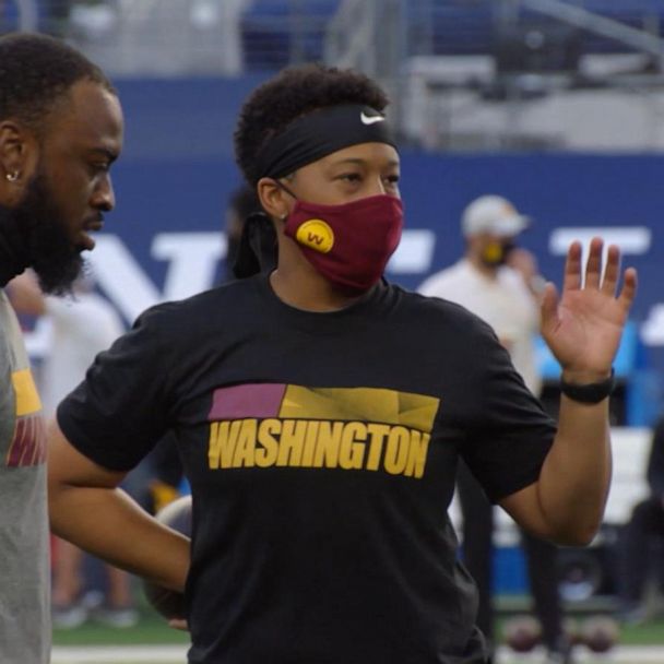 Washington's Jennifer King becomes first Black woman to serve as a lead  position coach in NFL game