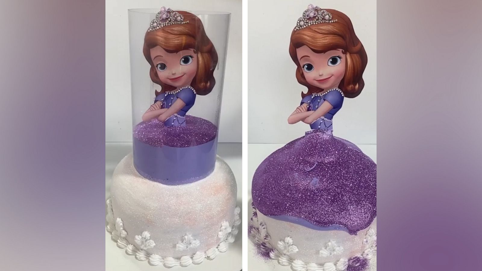 VIDEO: These cakes are a tsunami of glitter and surprises