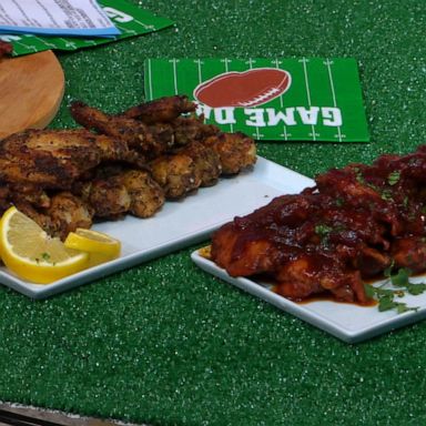 VIDEO: Make chef Nancie Greene’s chicken wing recipes to rep your Super Bowl team