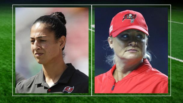 Tampa Bay Buccaneers become 1st team in NFL history with 2 female coaches  on staff - Good Morning America