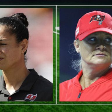 VIDEO: Tampa Bay Buccaneers’ female coaches to make history at the Super Bowl