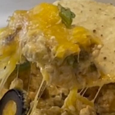 VIDEO: We’re game to make this taco pizza dip for the Super Bowl