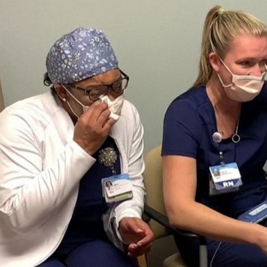 VIDEO: These frontline healthcare workers were surprised with Super Bowl tickets