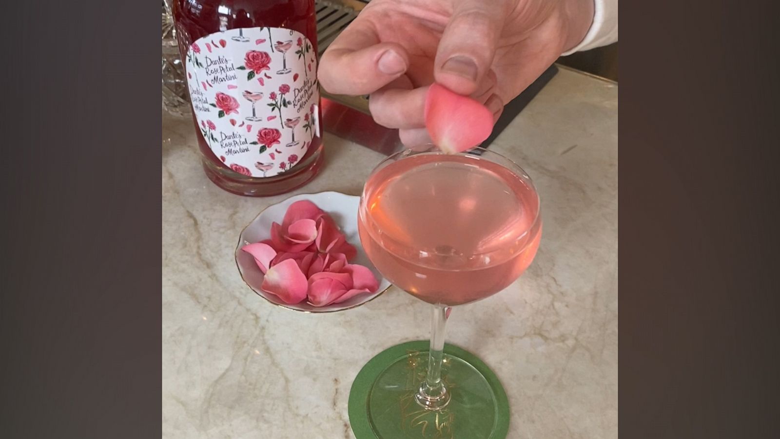 VIDEO: How to make the perfect Valentine's Day drink