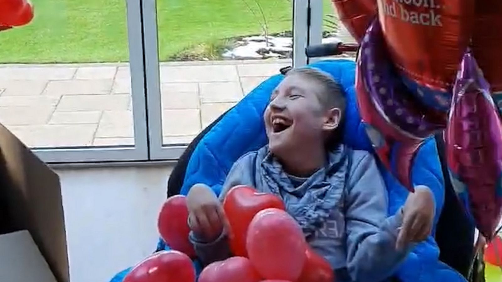 VIDEO: Boy with cerebral palsy gets a Valentine's Day surprise