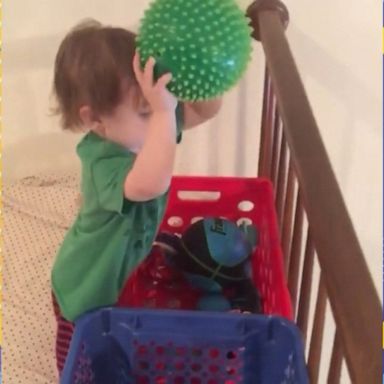 VIDEO: 2 toddlers show off their basketball and football tricks