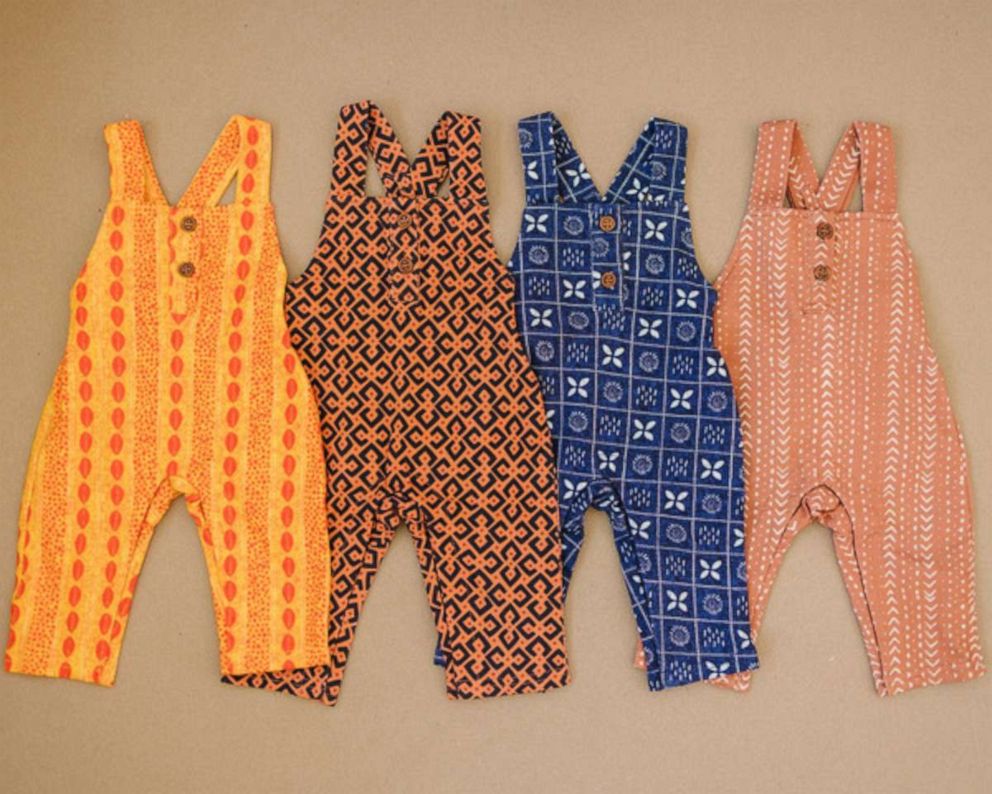 PHOTO: Ade + Ayo's mission is to make authentic African-print clothing for children.