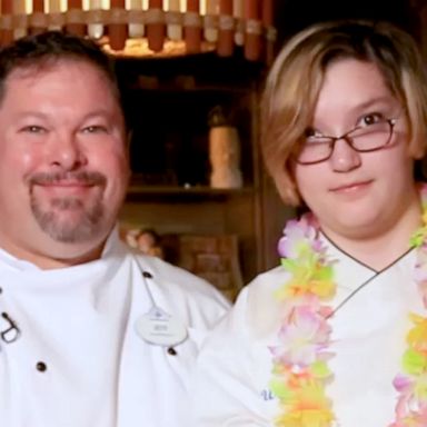 VIDEO: Family reunited with World Disney World chef who impacted daughter’s life 