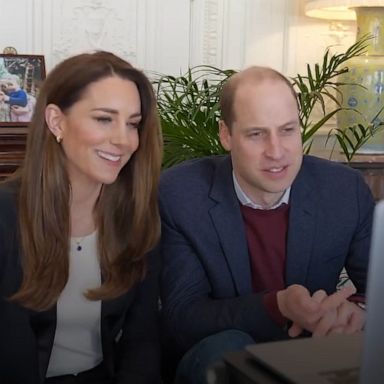 VIDEO: William and Kate speak to nursing student on front line of COVID-19