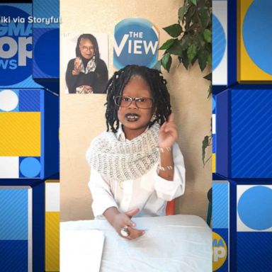 VIDEO: 5-year-old dresses up as Whoopi Goldberg in honor of Black History Month