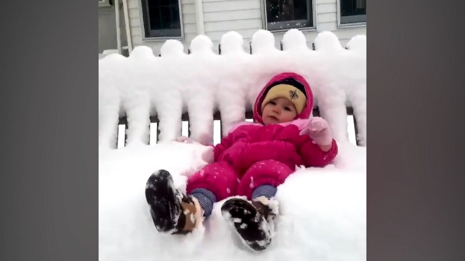 VIDEO: This toddler's wintertime vibe is sending us