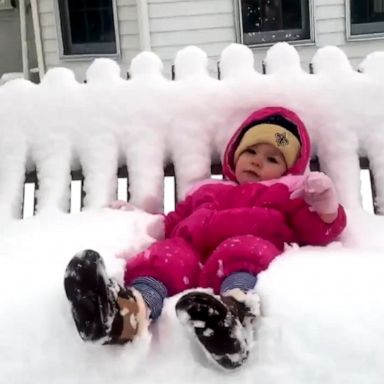 VIDEO: This toddler's wintertime vibe is sending us 