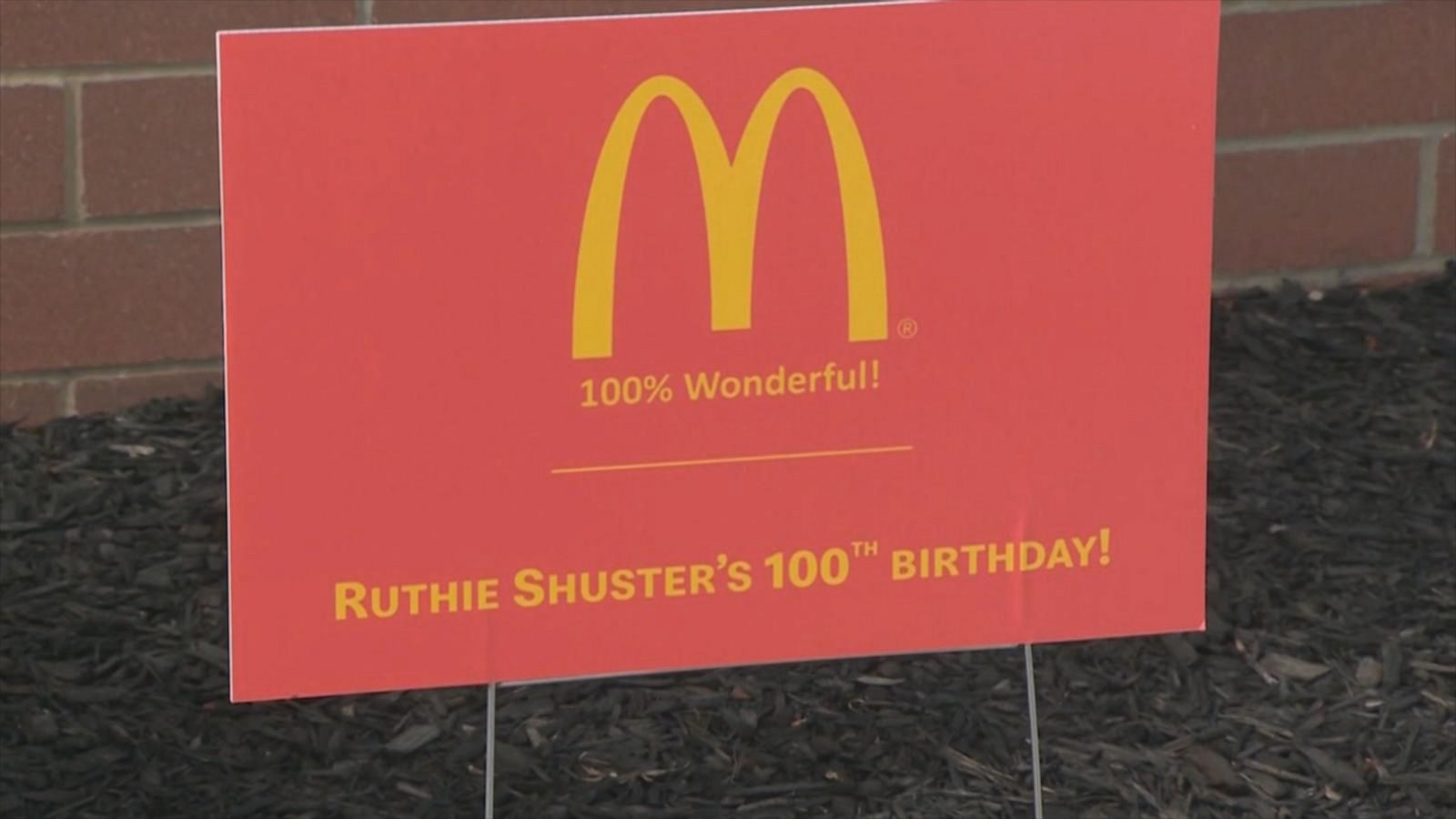 VIDEO: McDonald’s employee celebrated for her upcoming 100th birthday