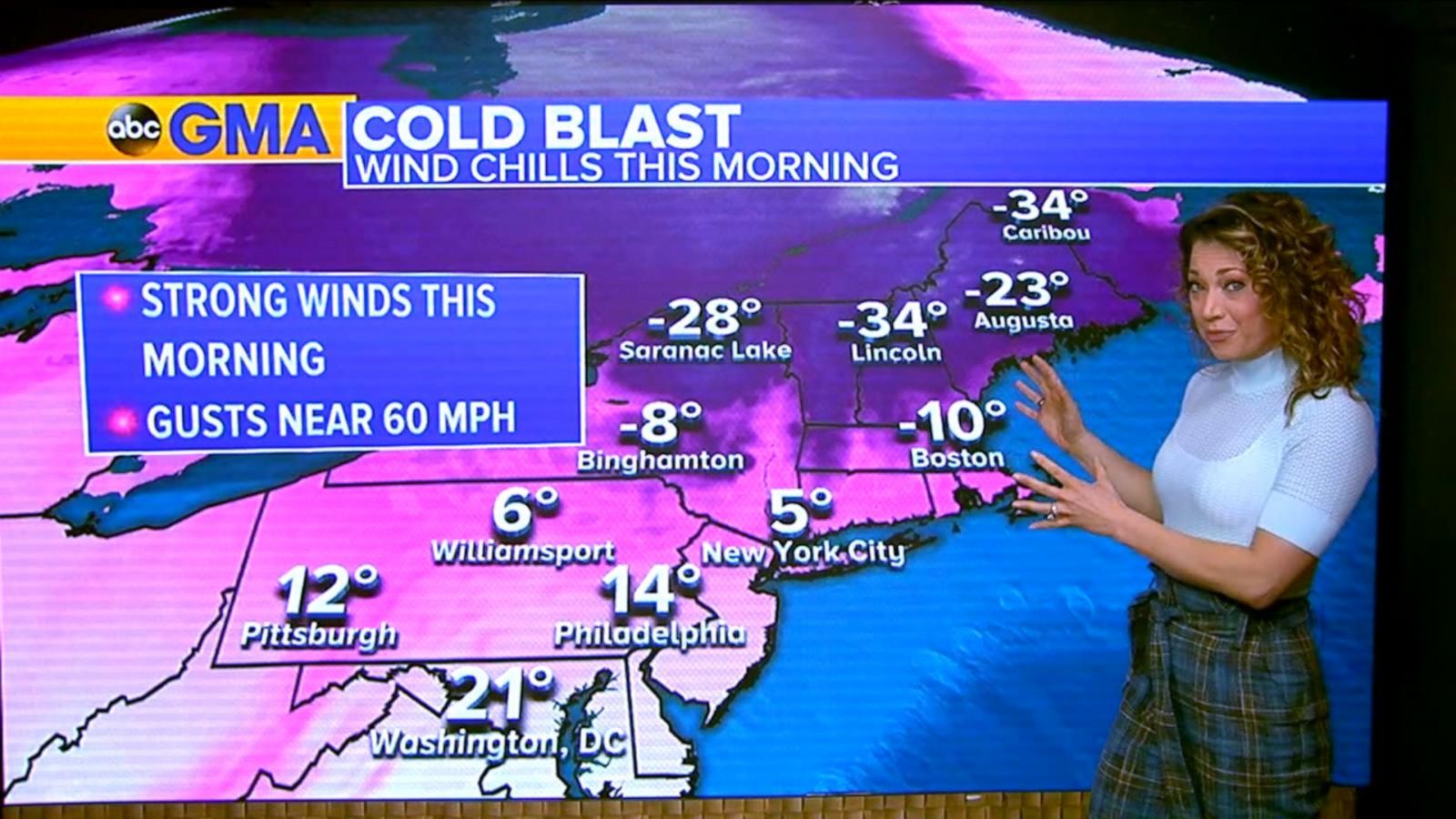 VIDEO: Dangerous winds cause power outages in the northeast as Arctic blast moves in