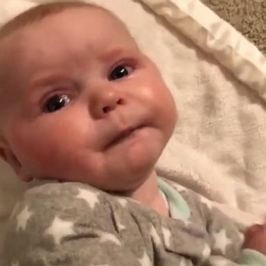 VIDEO: Baby is very unimpressed with mom’s singing 