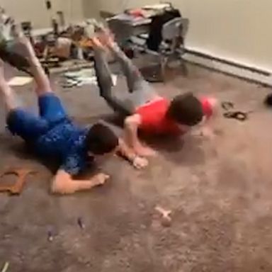 VIDEO: Brothers happy dance after discovering they’re going to Disney World 