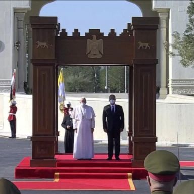 VIDEO: Pope arrives in Iraq for historic visit