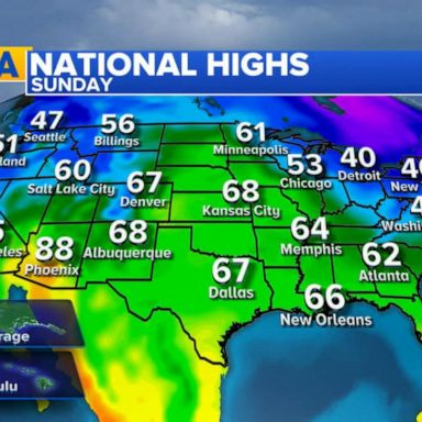 The warmest air since November is set to spread through the Central and Eastern U.S. this week.