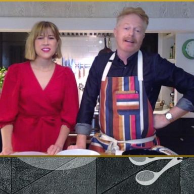 VIDEO: Make Jesse Tyler Ferguson's blue cornmeal pancakes recipe