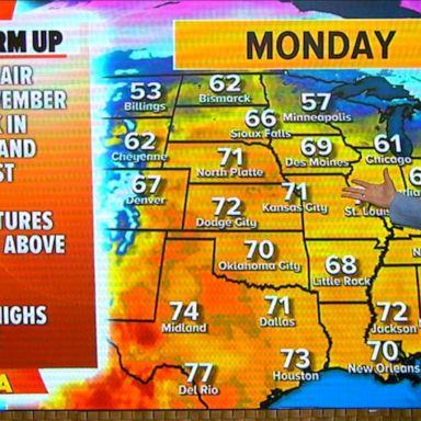 VIDEO: Major Warm up for Central and Eastern US