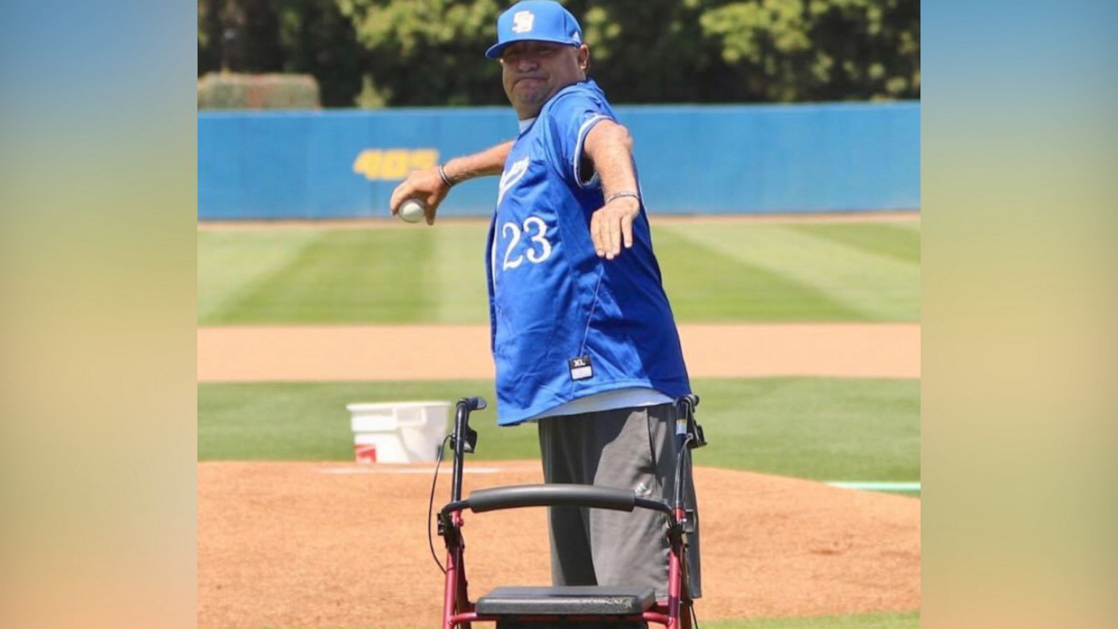 VIDEO: Man fighting rare disease is using his passion for baseball to help raise awareness