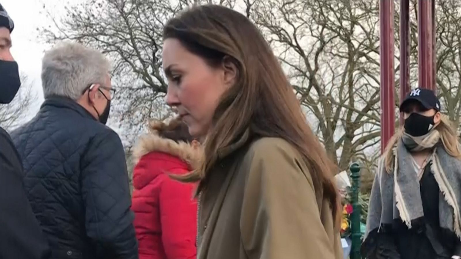 VIDEO: Kate Middleton visits the growing Sarah Everard memorial in London