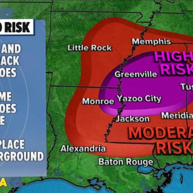 VIDEO: Major tornado outbreak possible in the southern US