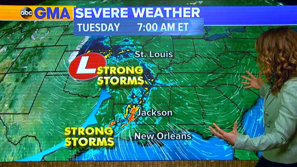 Major storm moves through South with damaging winds and tornadoes | GMA