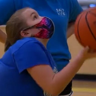 VIDEO: Middle school wheelchair user scores first game basket 