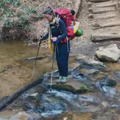 VIDEO: Student hiking 2,200 miles to raise awareness for SIDS