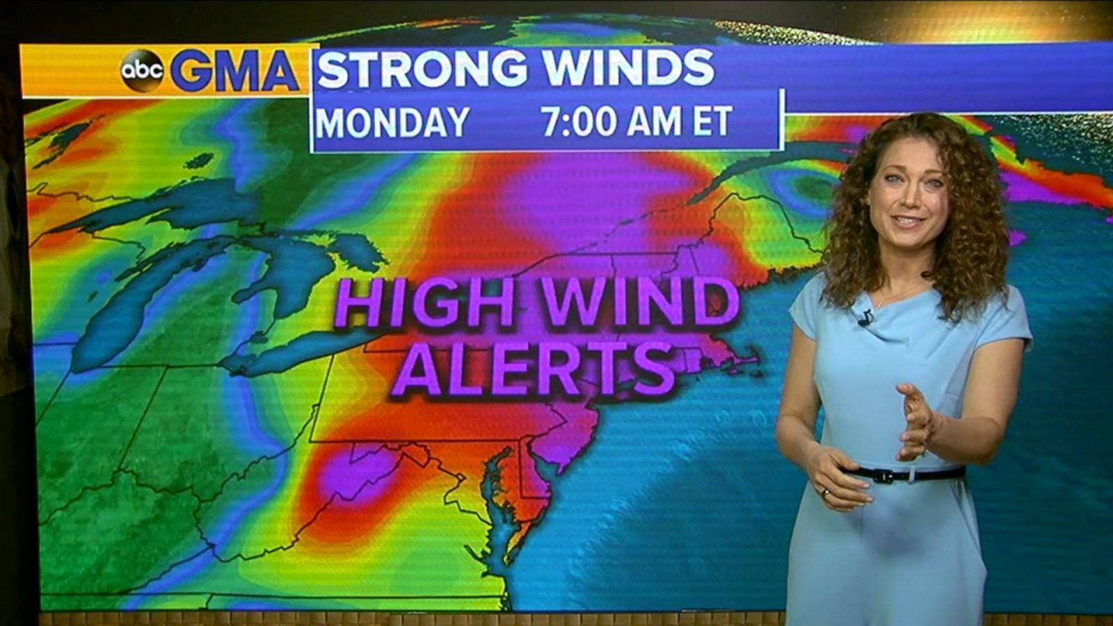 VIDEO: Storm along East Coast on the move