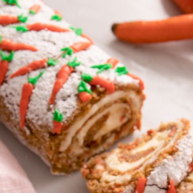 VIDEO: Our mouths are watering over this carrot cake roll 