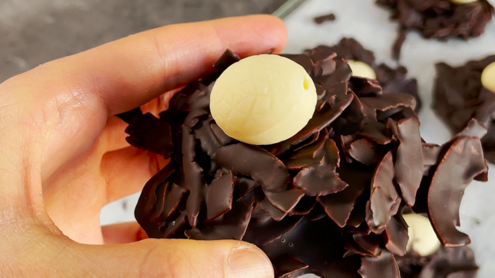 VIDEO: These no-bake chocolate coconut Easter nest cookies are easier to make than you think