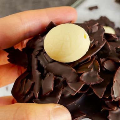 VIDEO: These no-bake chocolate coconut Easter nest cookies are easier to make than you think