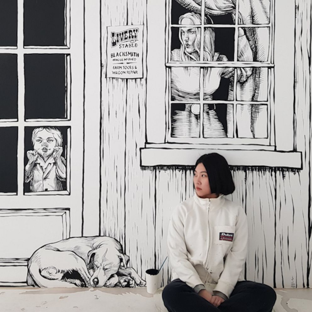 Artist creates immersive 3D art by bringing drawings to life Good