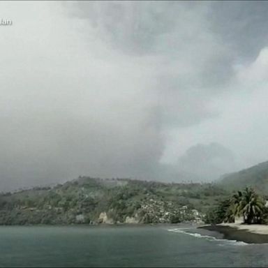 VIDEO: Thousands evacuate St. Vincent amid volcanic eruption