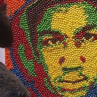 VIDEO: Artist inspired by Trayvon Martin creates Skittles art to honor Black individuals 