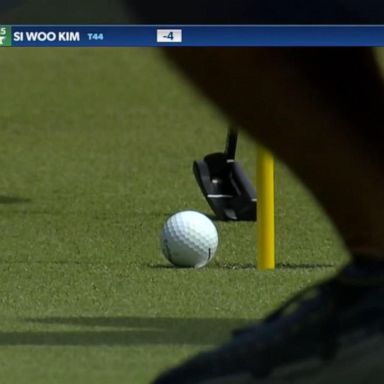 VIDEO: Golfer's long birdie keeps fans on the edge of their seats