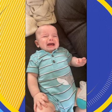 VIDEO: Parent finds sweet solution to stop baby from crying