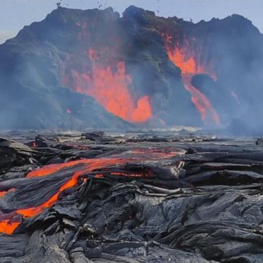 VIDEO: Iceland’s active volcano becomes a tourist hotspot