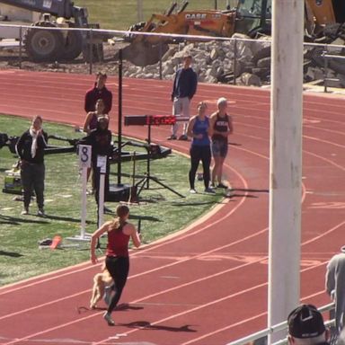 VIDEO: Dog wins Utah high school track race