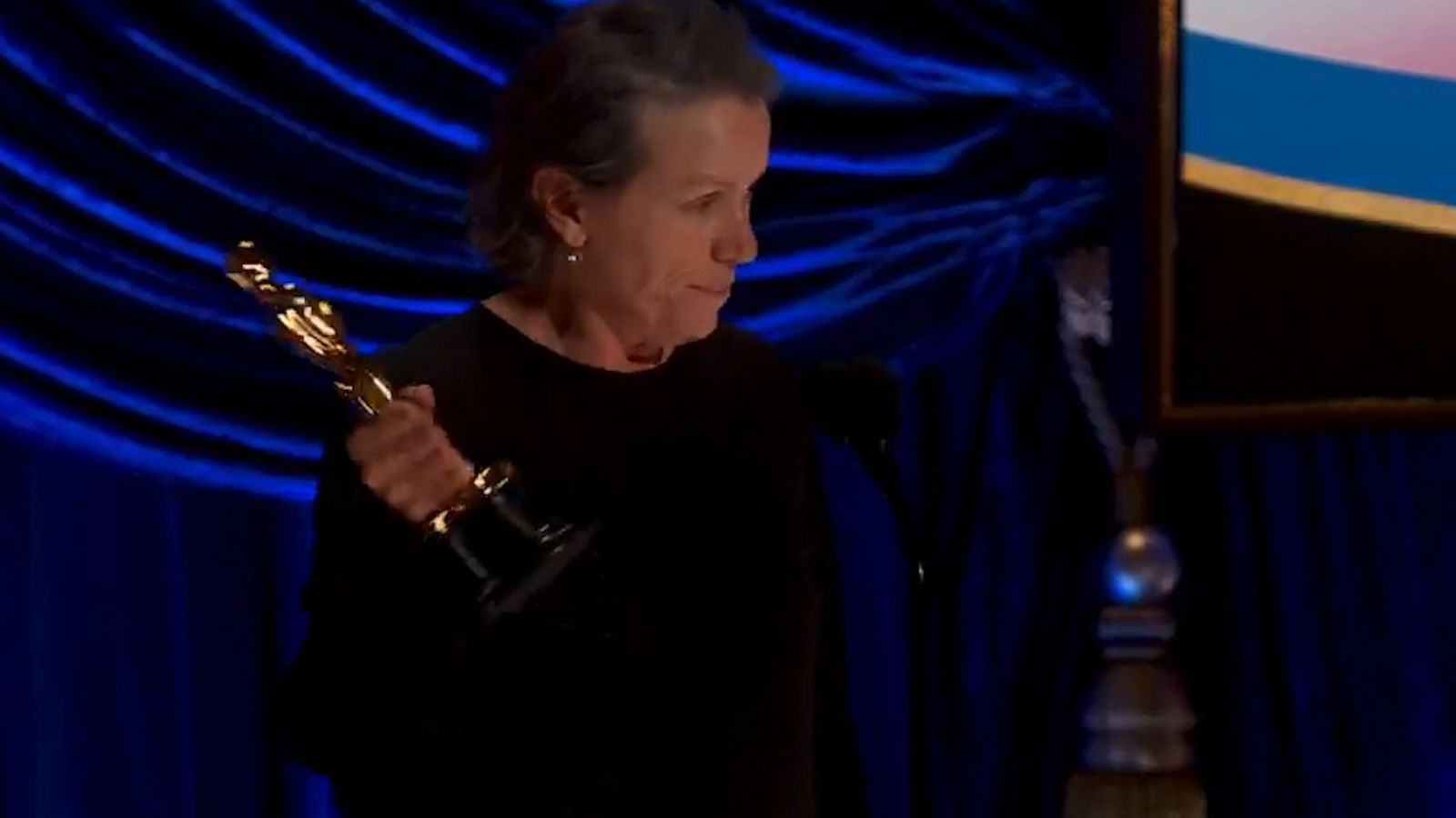 VIDEO: Frances McDormand wins Best Actress for her work in Oscars Best Picture ‘Nomadland’