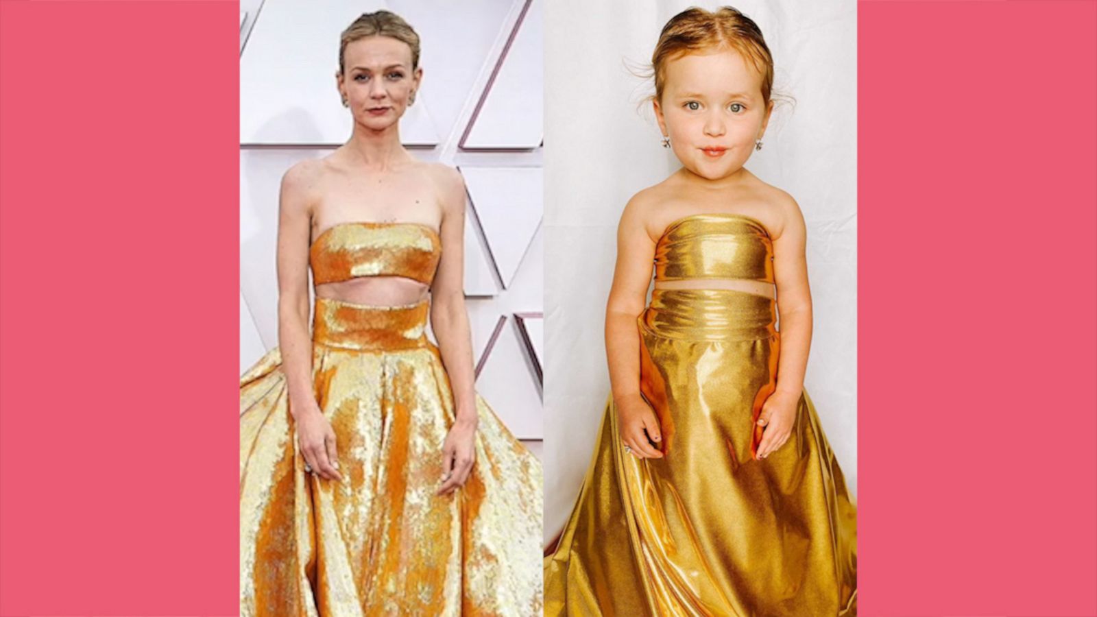 VIDEO: 4-year-old twins recreate 2021 Oscars’ red carpet looks