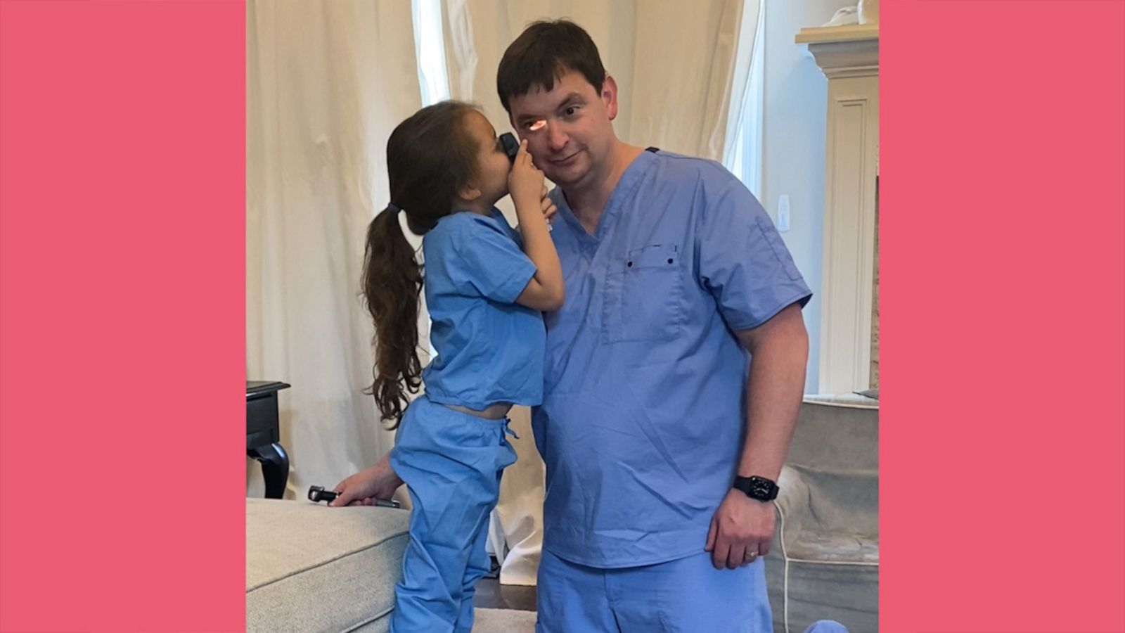 VIDEO: Daughter wants to be a doctor one day, and dad is here to help