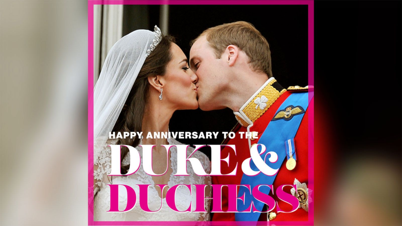 VIDEO: Happy anniversary Kate Middleton and Prince William!