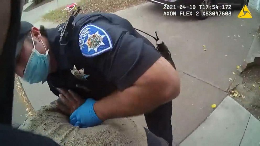 Police Body Camera Shows Death Of California Man Pinned To Ground Gma