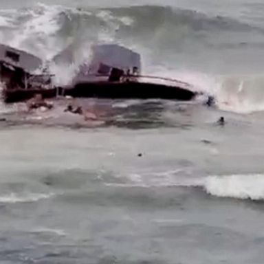 VIDEO: At least 4 dead, dozens hospitalized after boat capsizes