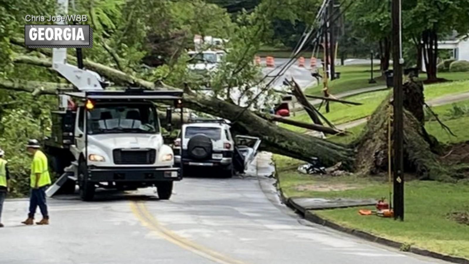 VIDEO: Millions in the bullseye as twisters carve path across Southeast